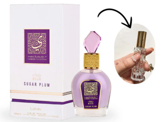 Decant - Musk Sugar Plum Eau De Parfum by Lattafa 10ml