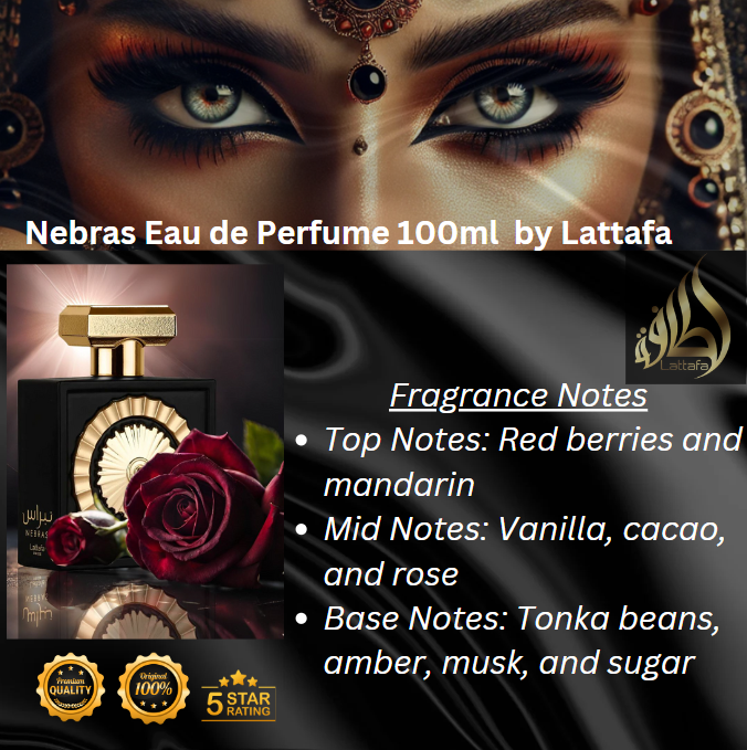 Nebras Eau de Perfume 100ml  by Lattafa