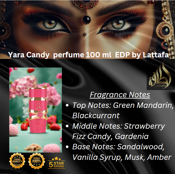 Yara Candy  perfume 100 ml  EDP by Lattafa