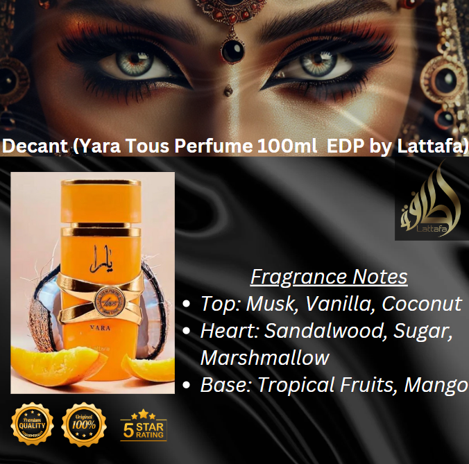 Decant (Yara Tous Perfume 10ml  EDP by Lattafa)